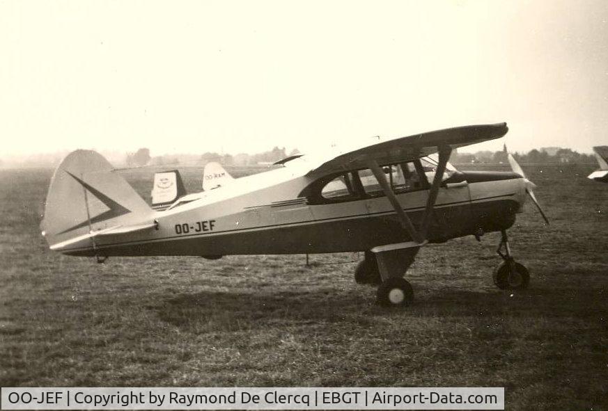 OO-JEF, 1953 Piper PA-22-135 Tri-Pacer C/N 22-1640, Gent 1966