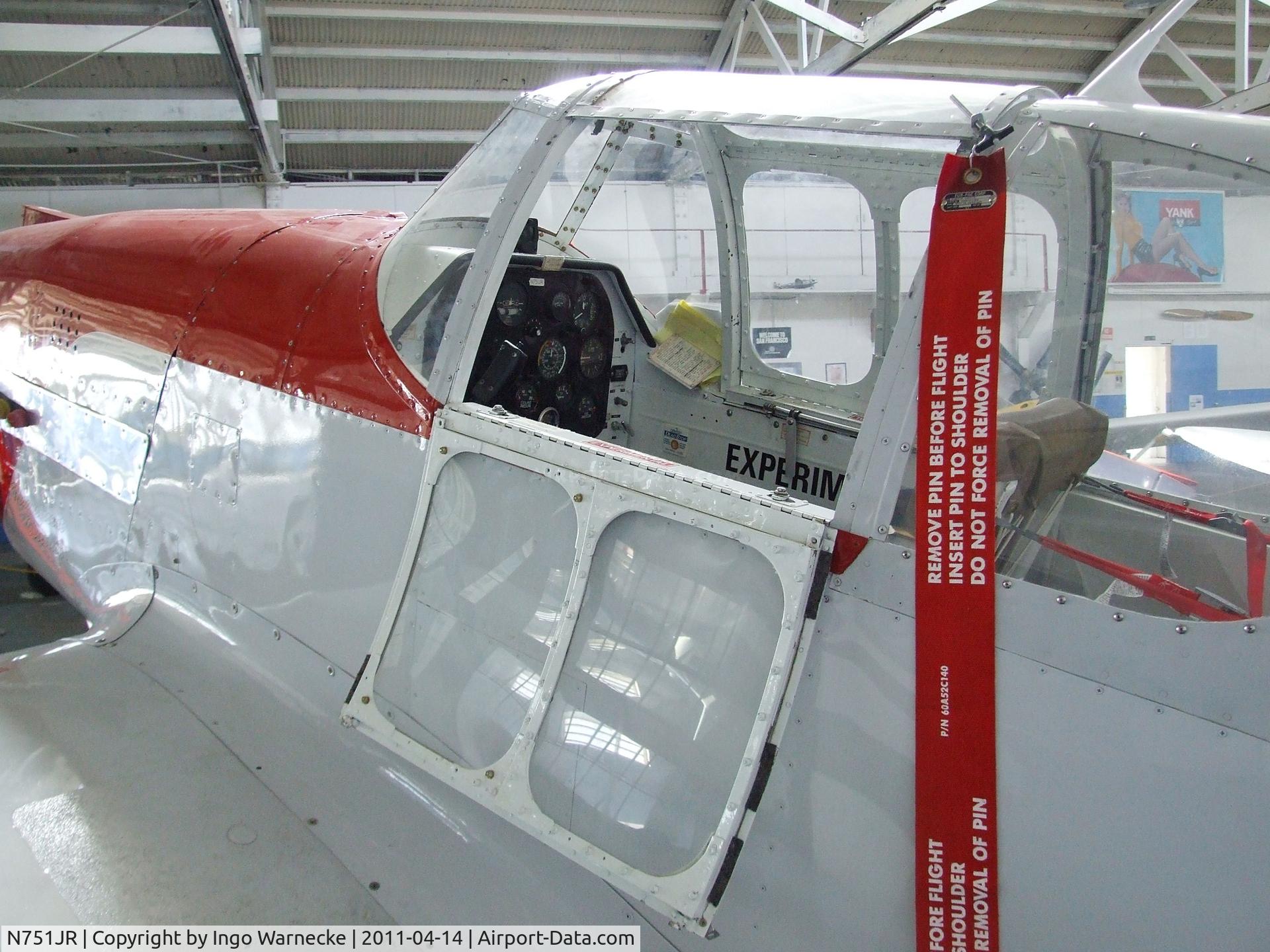 N751JR, 1996 Jurca MJ-77 Gnatsum  (3/4 Scale NA P-51D Mustang) C/N 34P51B-01J.R.M., Jurca (J R Mince) MJ.77 Gnatsum (3/4-scale replica P-51B Mustang) at the Oakland Aviation Museum, Oakland CA