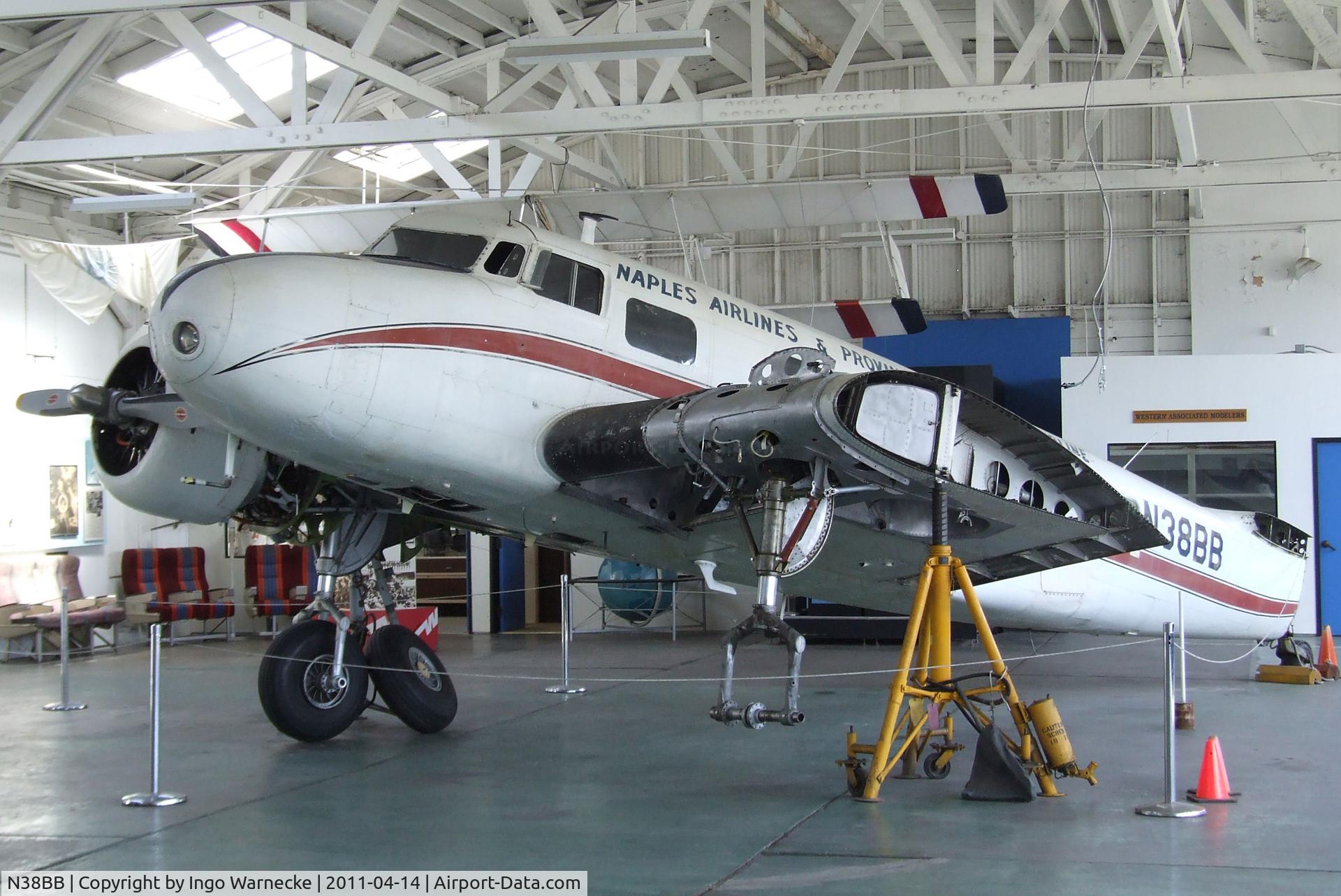 N38BB, 1935 Lockheed 10-A Electra C/N 1026, Lockheed 10-A Electra, being restored at the Oakland Aviation Museum, Oakland CA