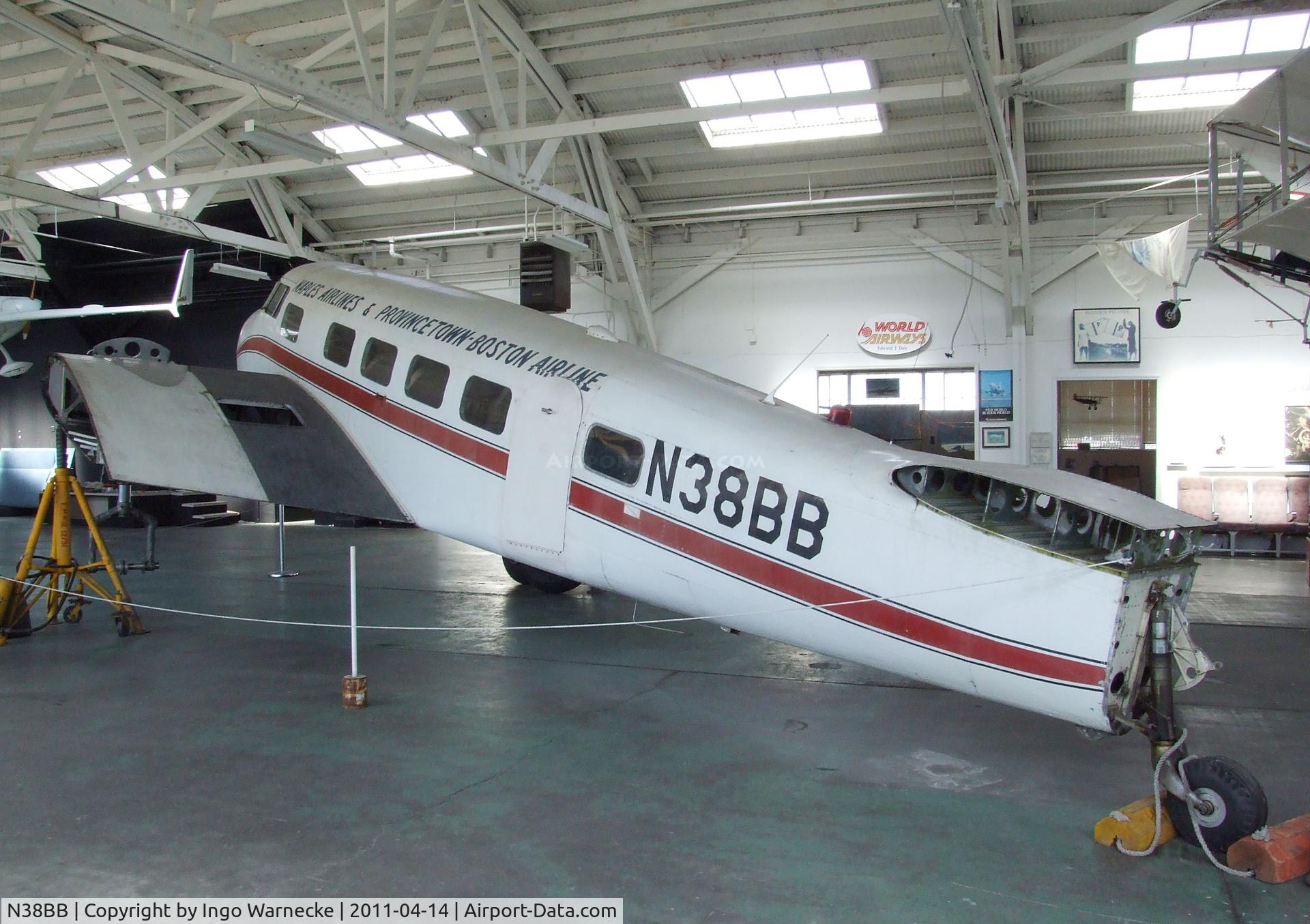 N38BB, 1935 Lockheed 10-A Electra C/N 1026, Lockheed 10-A Electra, being restored at the Oakland Aviation Museum, Oakland CA