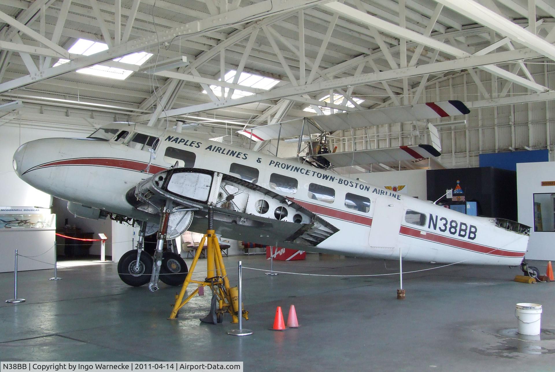 N38BB, 1935 Lockheed 10-A Electra C/N 1026, Lockheed 10-A Electra, being restored at the Oakland Aviation Museum, Oakland CA