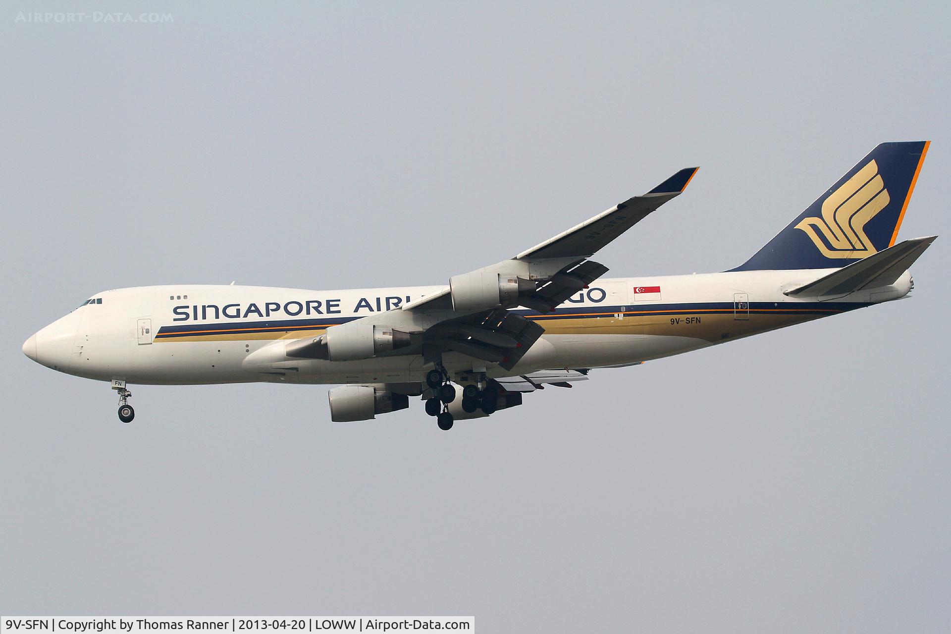 9V-SFN, 2004 Boeing 747-412F/SCD C/N 32899, Singapore Airlines Cargo Boeing 747