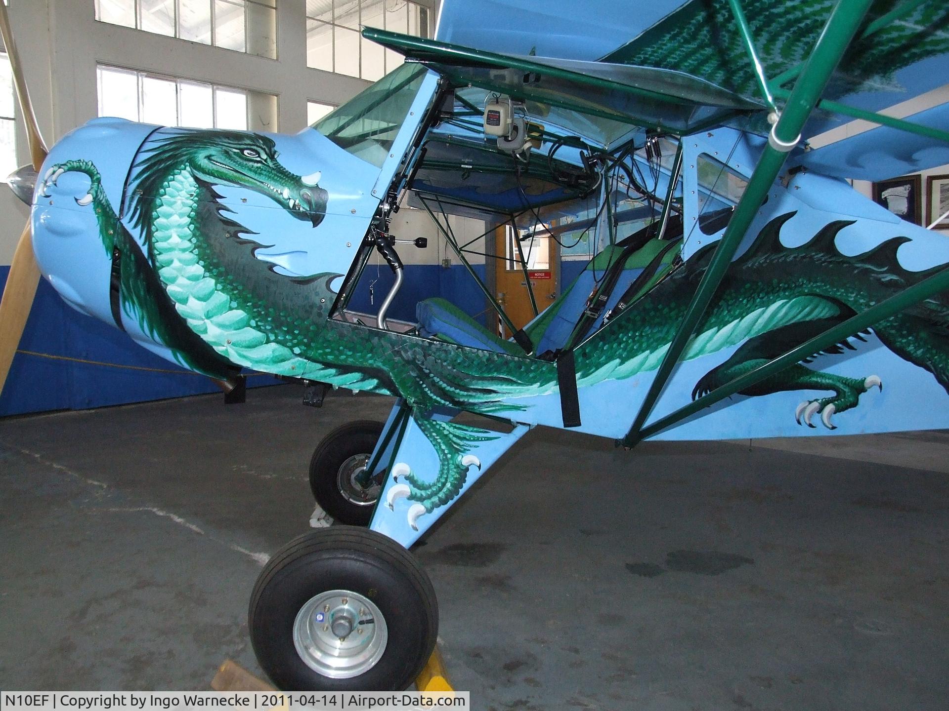 N10EF, 1998 Skystar Kitfox Model 4-1200 C/N JCU117, Denney (G Adelman) Kitfox IV-1200 at the Oakland Aviation Museum, Oakland CA