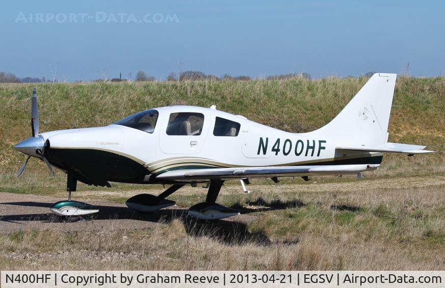N400HF, 2006 Columbia Aircraft Mfg LC41-550FG C/N 41577, Parked at Old Buckenham.