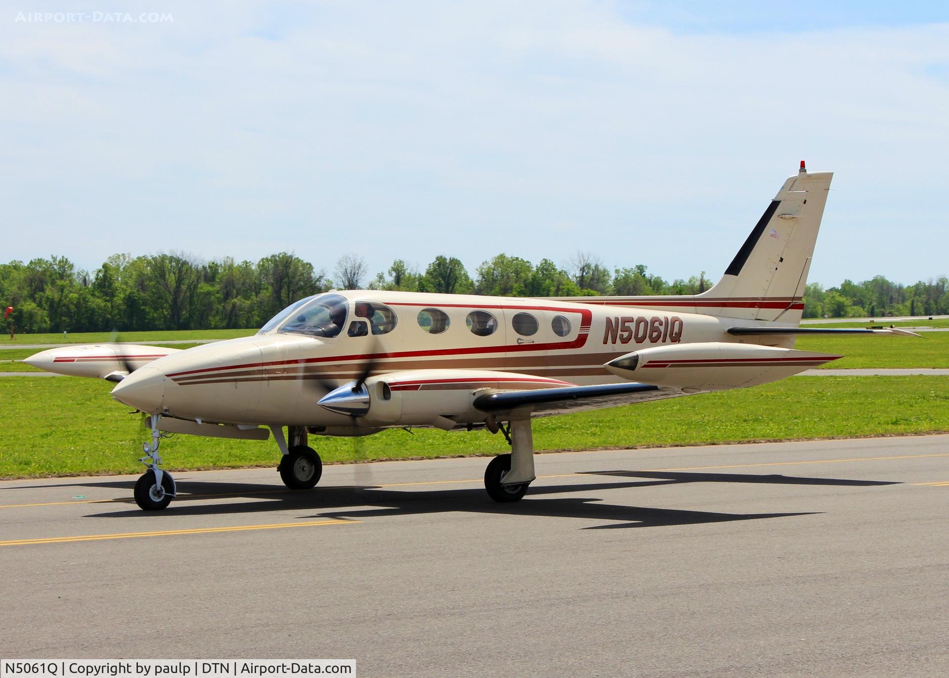 N5061Q, 1971 Cessna 340 C/N 340-0017, At Downtown Shreveport.
