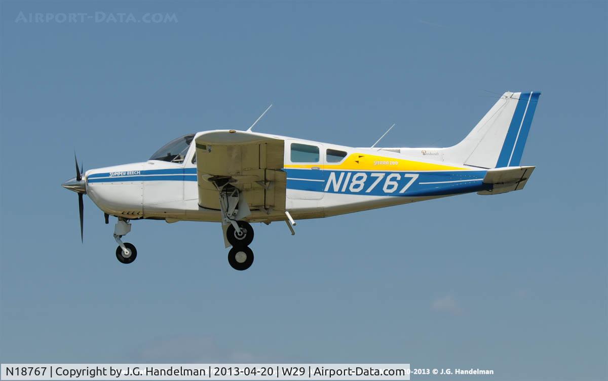 N18767, 1977 Beech C24R C/N MC-503, On final.