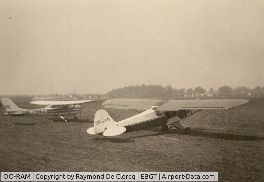 OO-RAM, 1943 Piper L-4H Grasshopper (J3C-65D) C/N 11990, Gent 1967