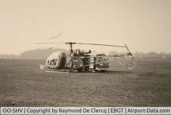 OO-SHV, 1957 Sud SE-3130 Alouette II C/N 1099, Gent on 3-3-1965