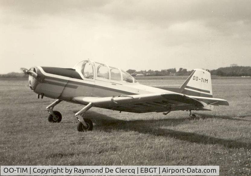 OO-TIM, 1950 Fokker S.11-1 Instructor C/N 6198, At Gent on 1965-6-22