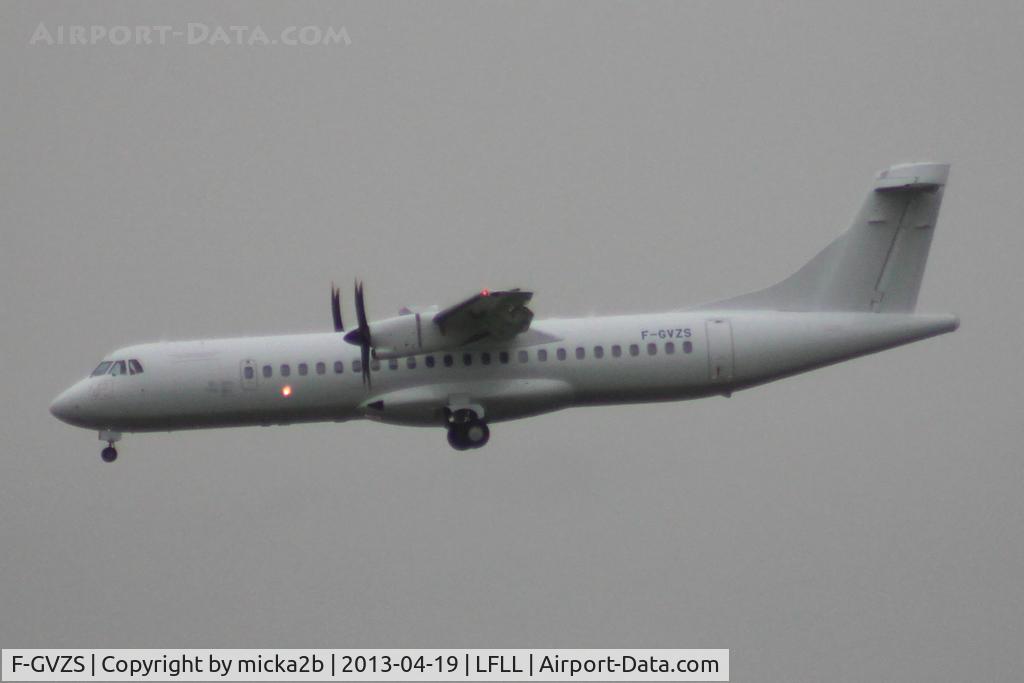F-GVZS, 2007 ATR 72-212A C/N 761, Landing