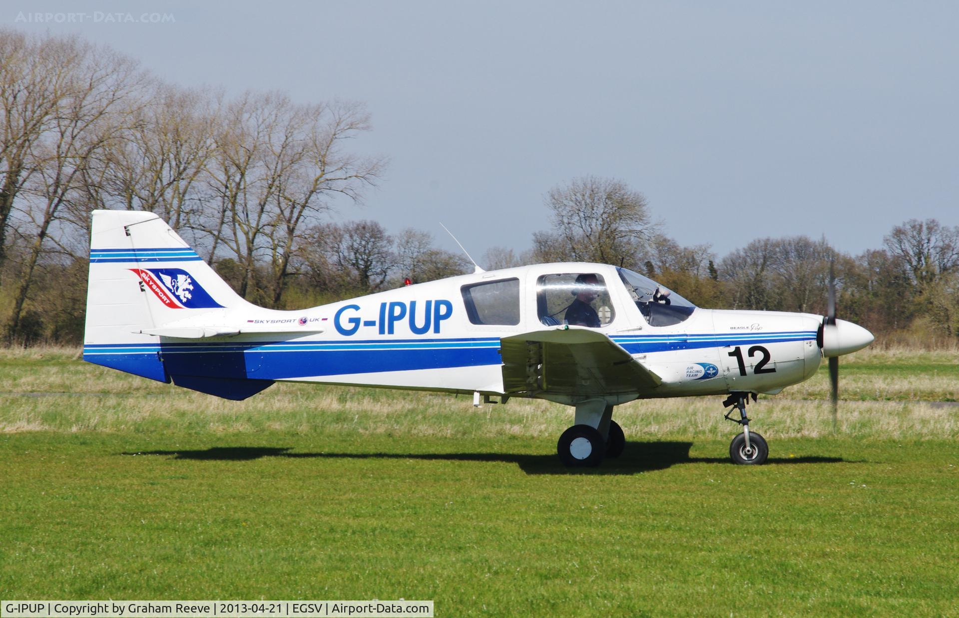 G-IPUP, 1969 Beagle B-121 Pup Series 2 (Pup 150) C/N B121-036, Just landed.