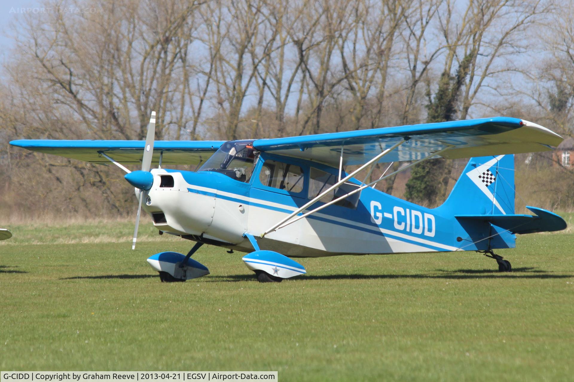 G-CIDD, 1973 Bellanca 7ECA Citabria Citabria C/N 1002-74, Parked at Old Buckenham.