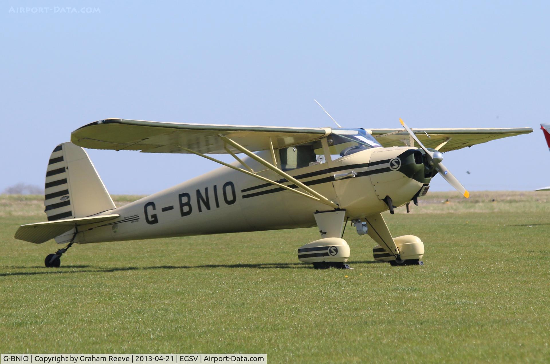 G-BNIO, 1946 Luscombe 8A C/N 2120, Parked at Old Buckenham.