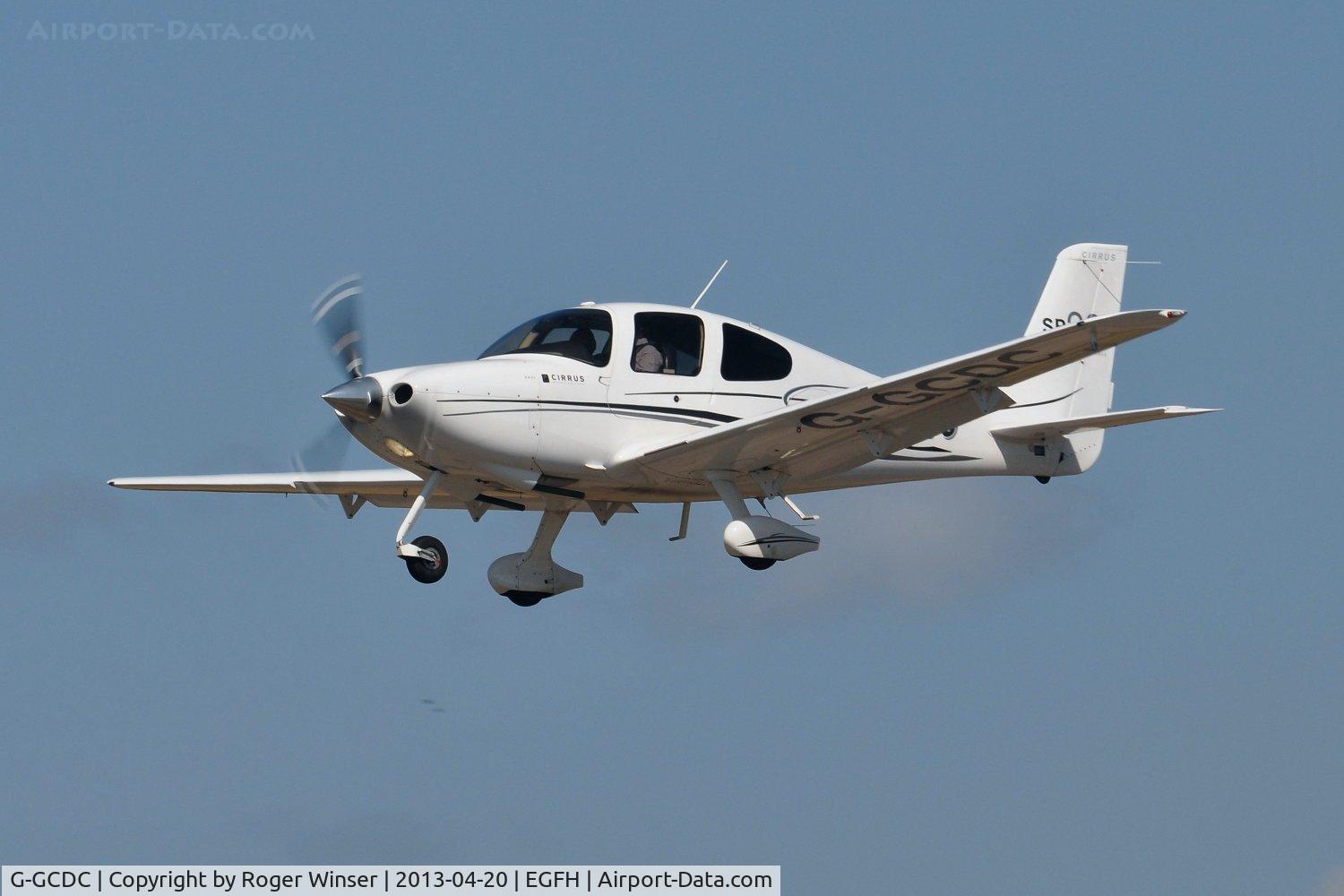 G-GCDC, 2008 Cirrus SR20 G3 C/N 2008, Regular visitor to Swansea Airport.