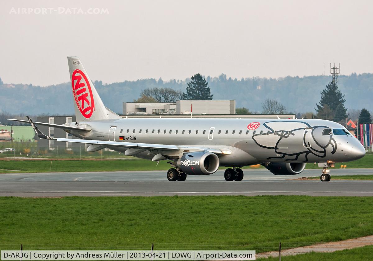 D-ARJG, 2011 Embraer 190LR (ERJ-190-100LR) C/N 19000435, Ex OE-IHG.