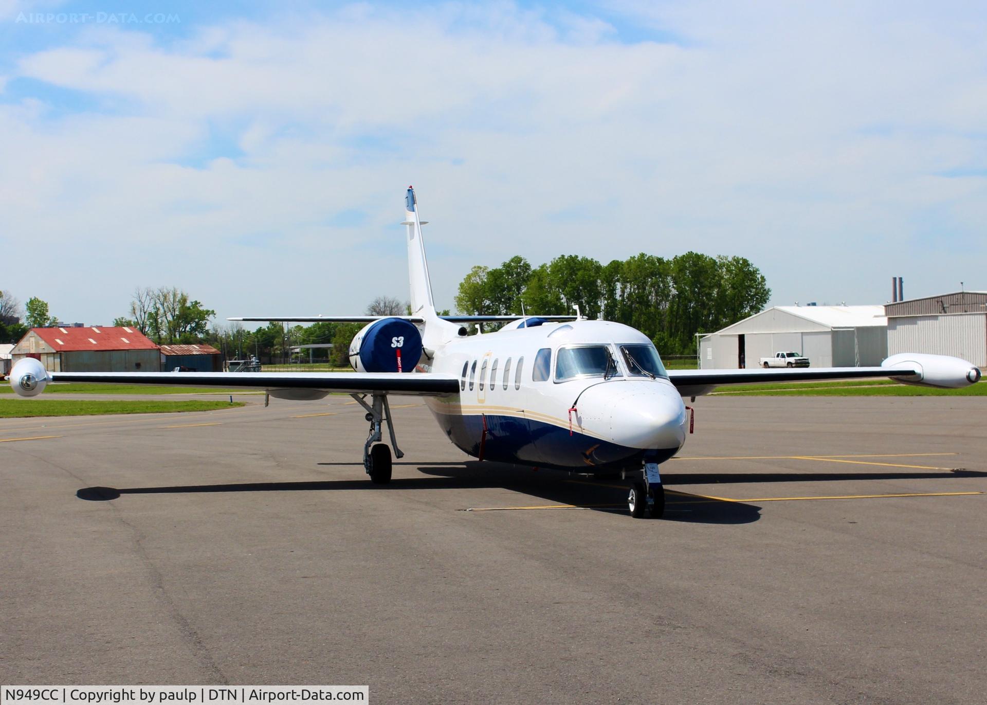 N949CC, 1980 Israel Aircraft Industries IAI-1124 Westwind C/N 280, At Downtown Shreveport.