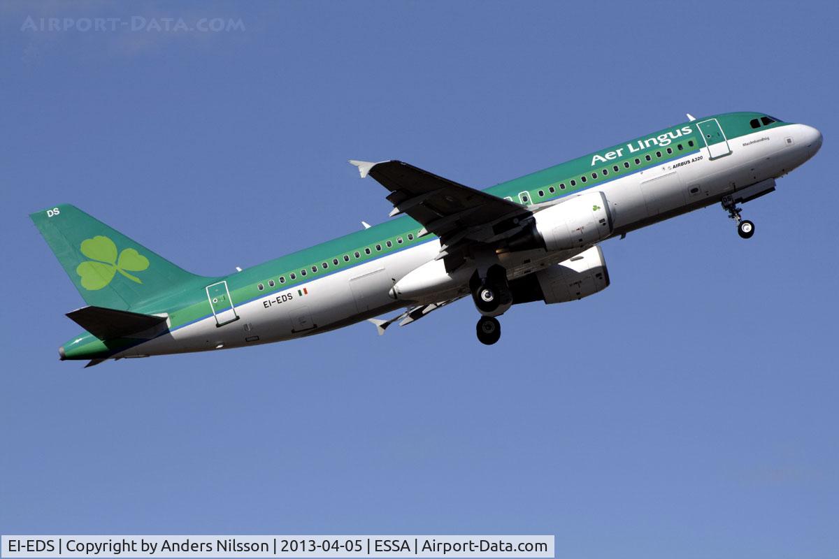 EI-EDS, 2008 Airbus A320-214 C/N 3755, Departing runway 08.