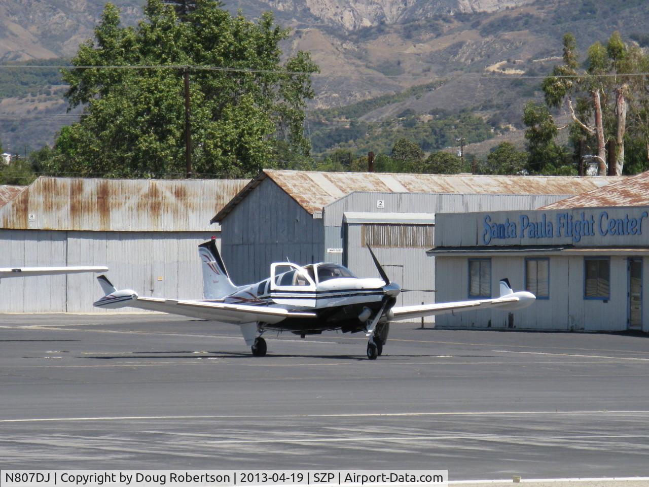 N807DJ, 2001 Raytheon Aircraft Company A36 Bonanza C/N E-3371, 2001 Raytheon Beech A36 BONANZA, Continental IO-550-B 300 Hp, six place