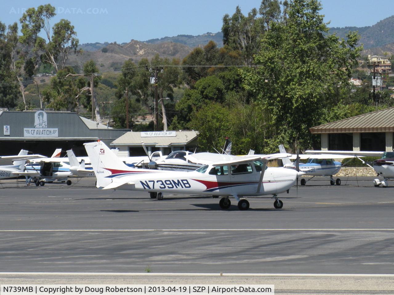 N739MB, 1978 Cessna 172N C/N 17270641, 1978 Cessna 172N SKYHAWK, Lycoming O-320-H2AD 160 Hp, taxi back