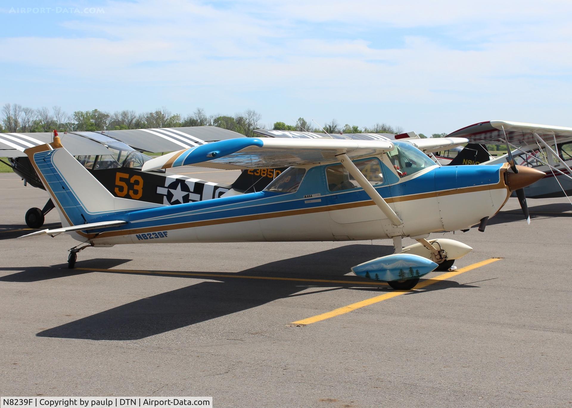N8239F, 1966 Cessna 150F C/N 15064339, At Downtown Shreveport.