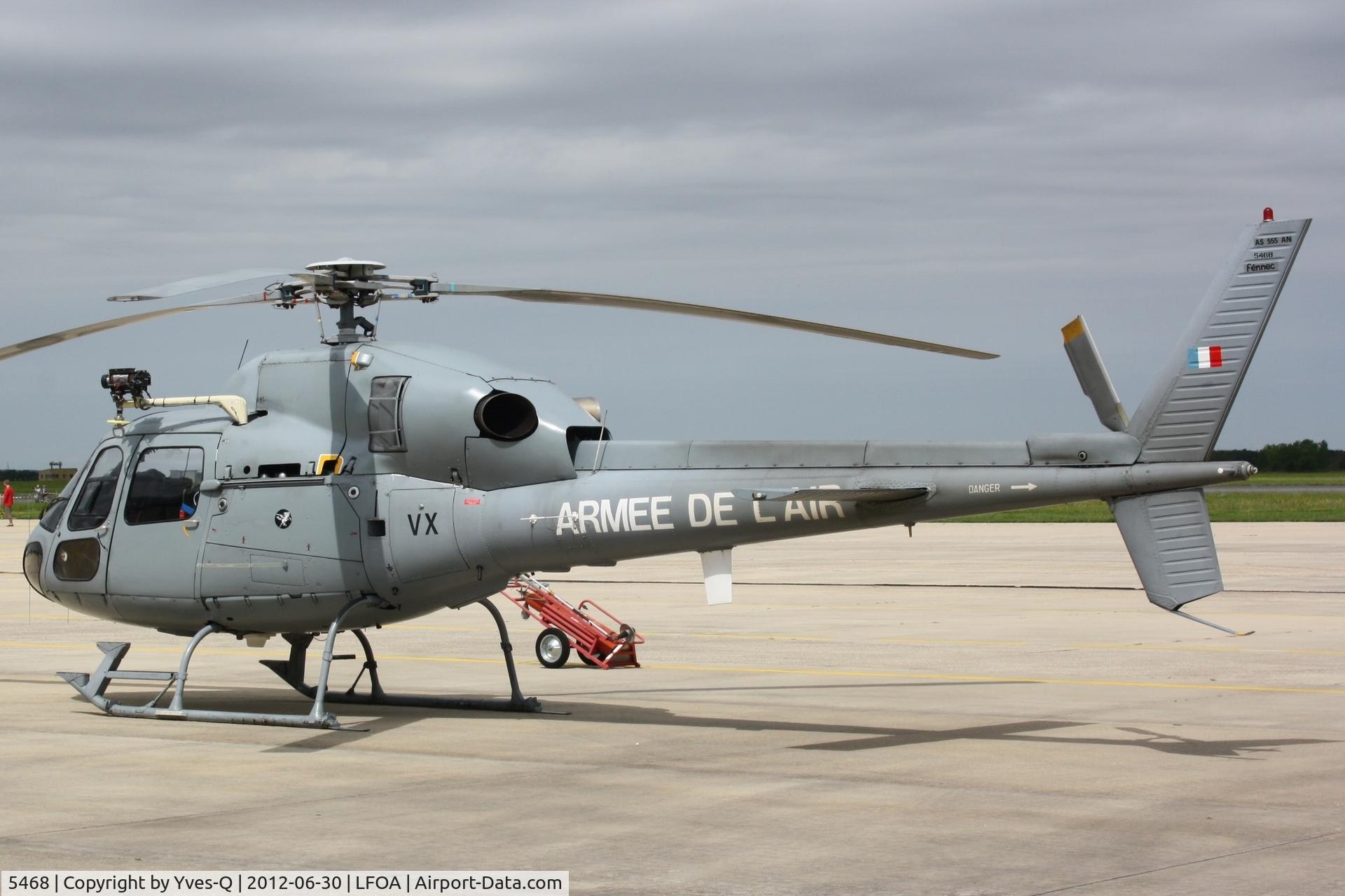 5468, Aérospatiale AS-555AN Fennec C/N 5468, French Air Force Aerospatiale AS-555AN Fennec (5468 - VX), Avord Air Base 702 (LFOA)
