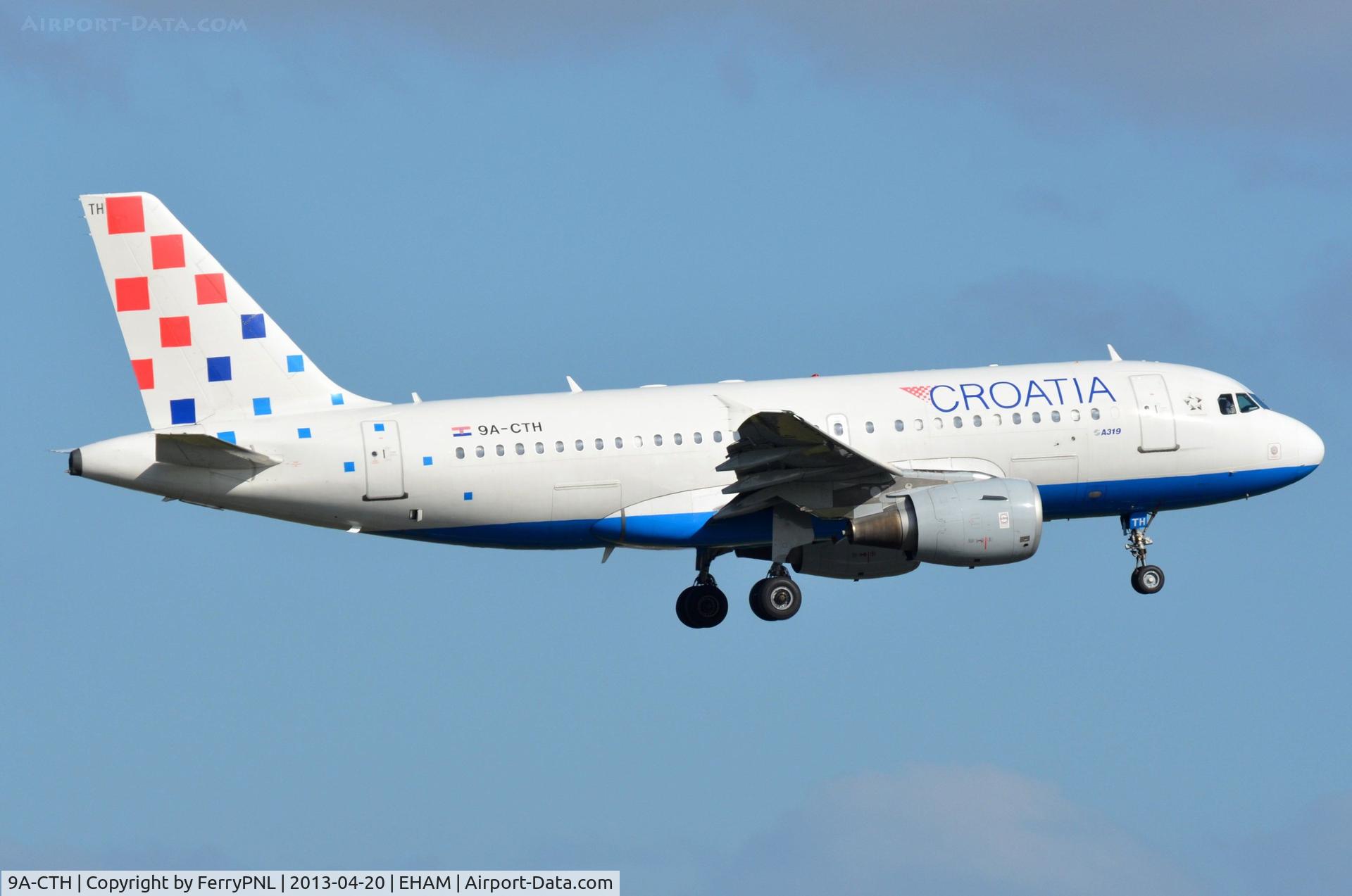 9A-CTH, 1998 Airbus A319-112 C/N 833, Croatia A319