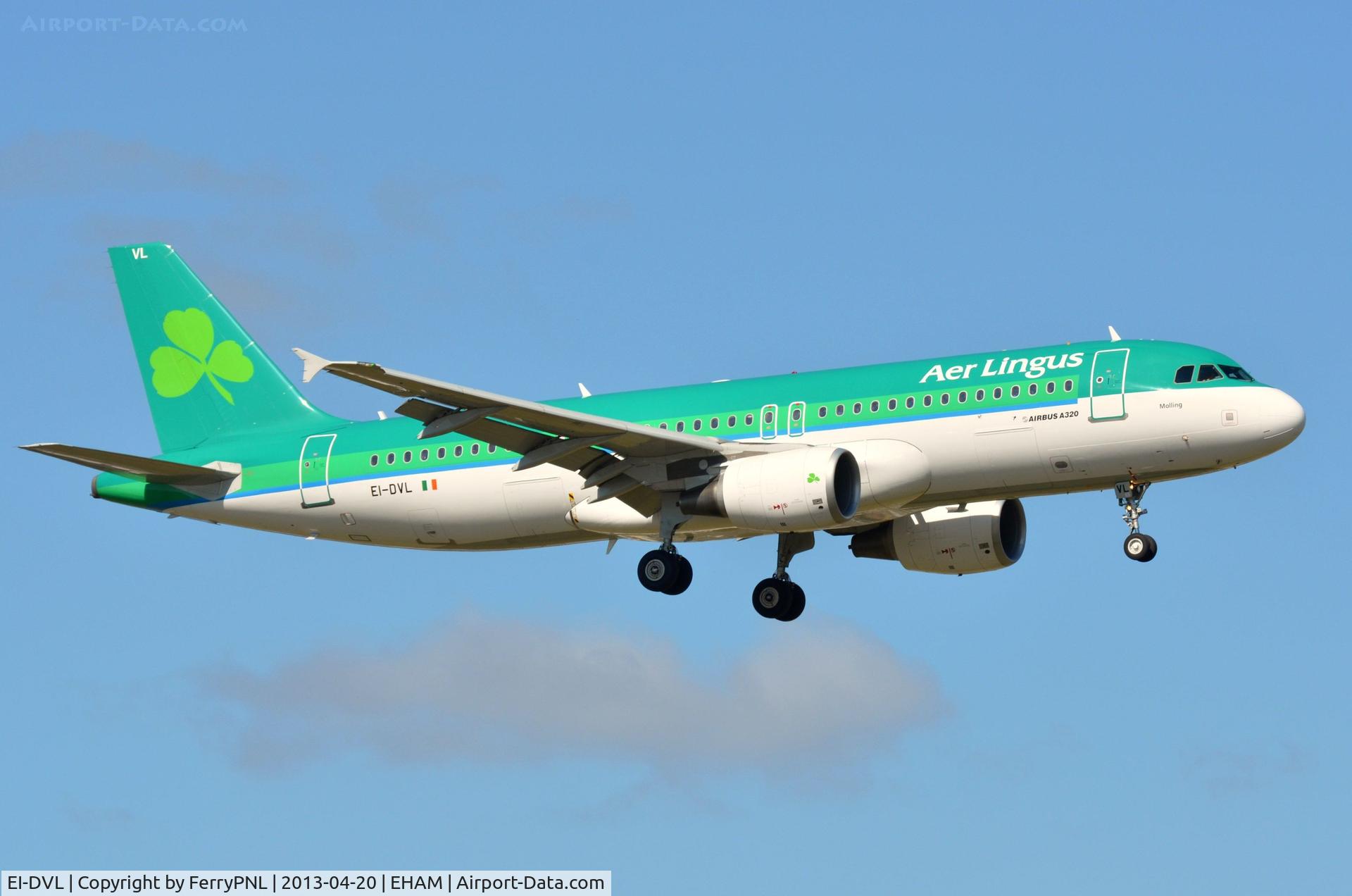 EI-DVL, 2011 Airbus A320-214 C/N 4678, EI A320 landing