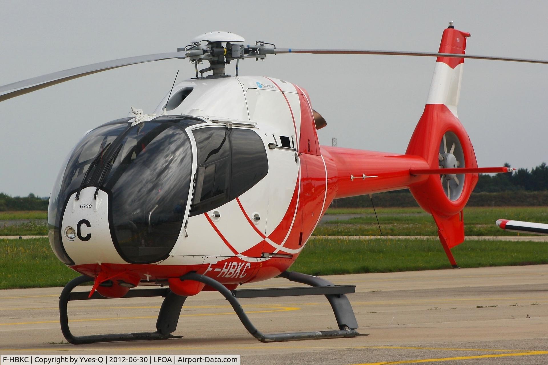 F-HBKC, 2009 Eurocopter EC-120B Colibri NHE C/N 1600, Eurocopter EC 120B Calliopé, Avord Air Base 702 (LFOA)