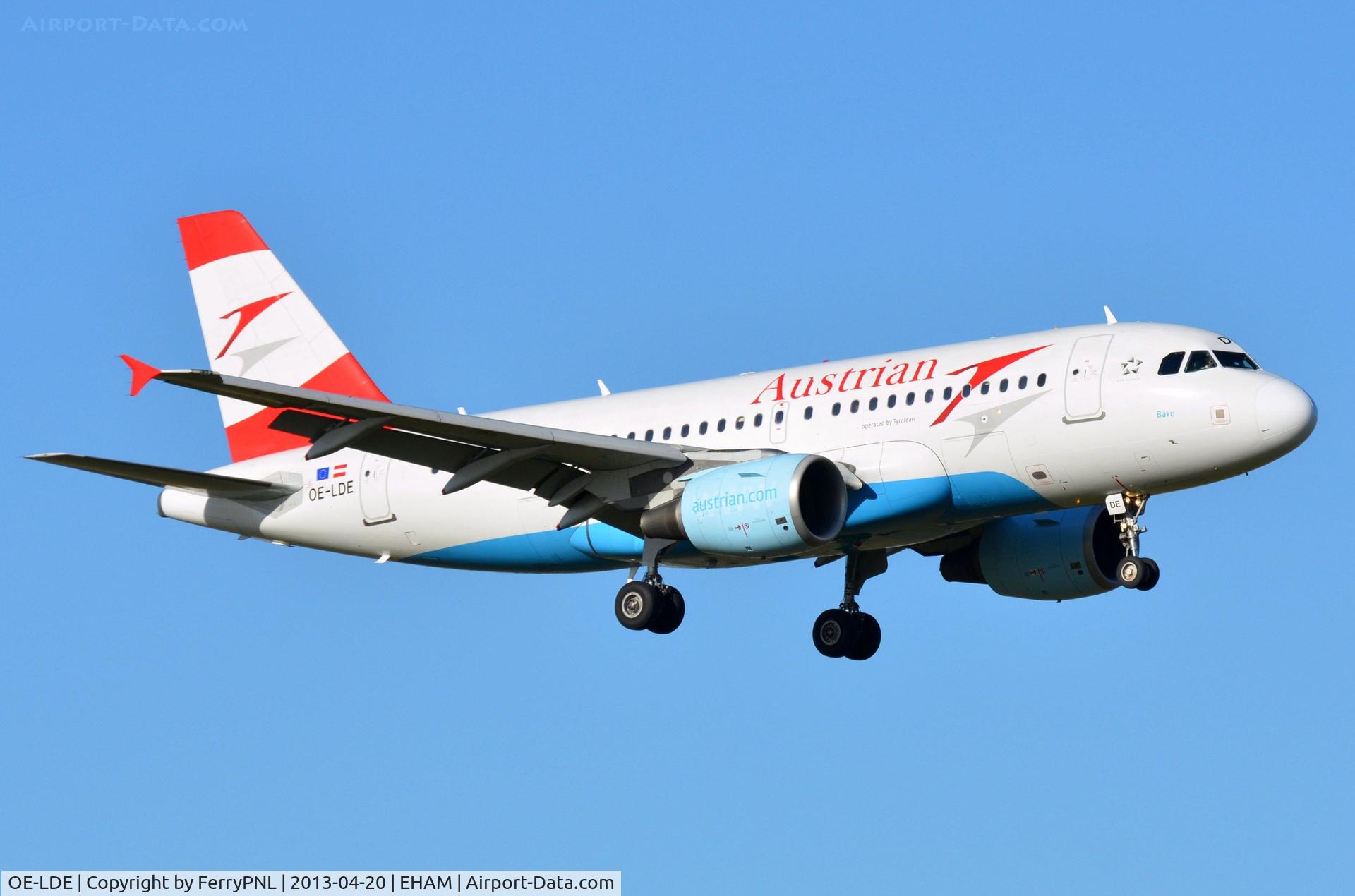 OE-LDE, 2005 Airbus A319-112 C/N 2494, Austrian A319