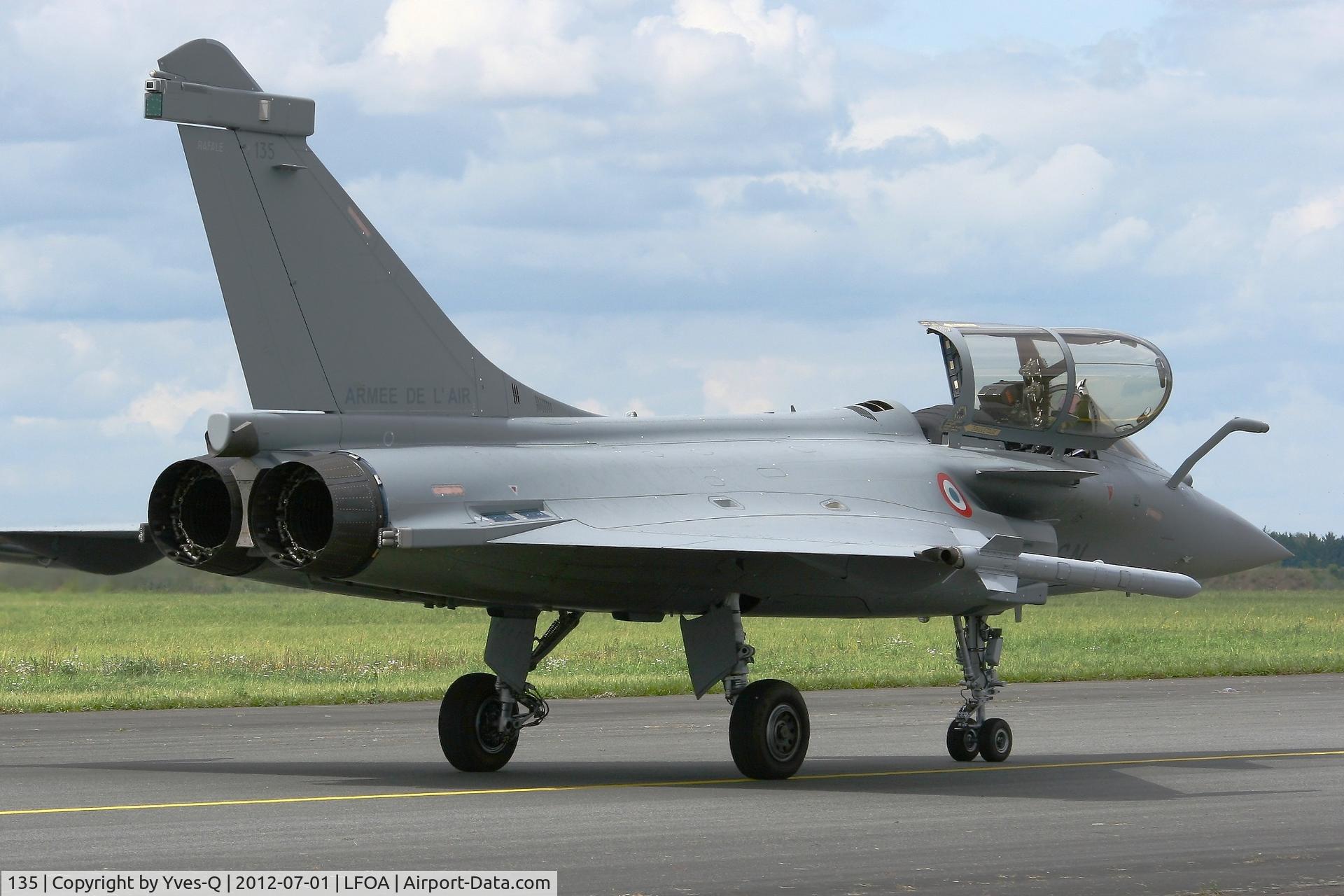 135, Dassault Rafale C C/N 135, French Air Force Dassault Rafale C, Avord Air Base 702 (LFOA)