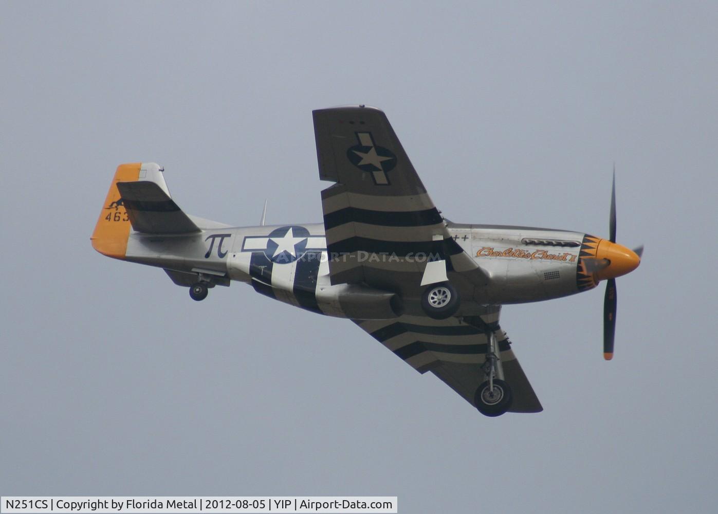 N251CS, North American F-51D Mustang C/N 44-74977N, Charlotte's Chariot P-51
