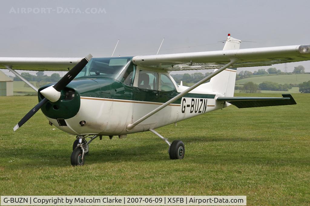 G-BUZN, 1967 Cessna 172H C/N 17256056, Cessna 172H Skyhawk at Fishburn Airfield, June 2007.