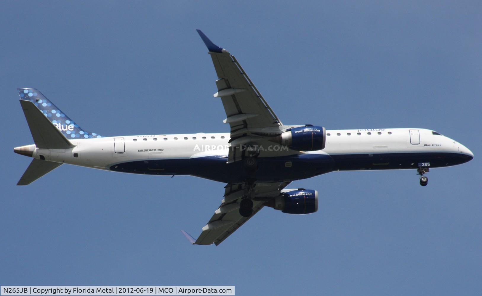 N265JB, 2006 Embraer ERJ-190-100 IGW 190AR C/N 19000049, Jet Blue E190