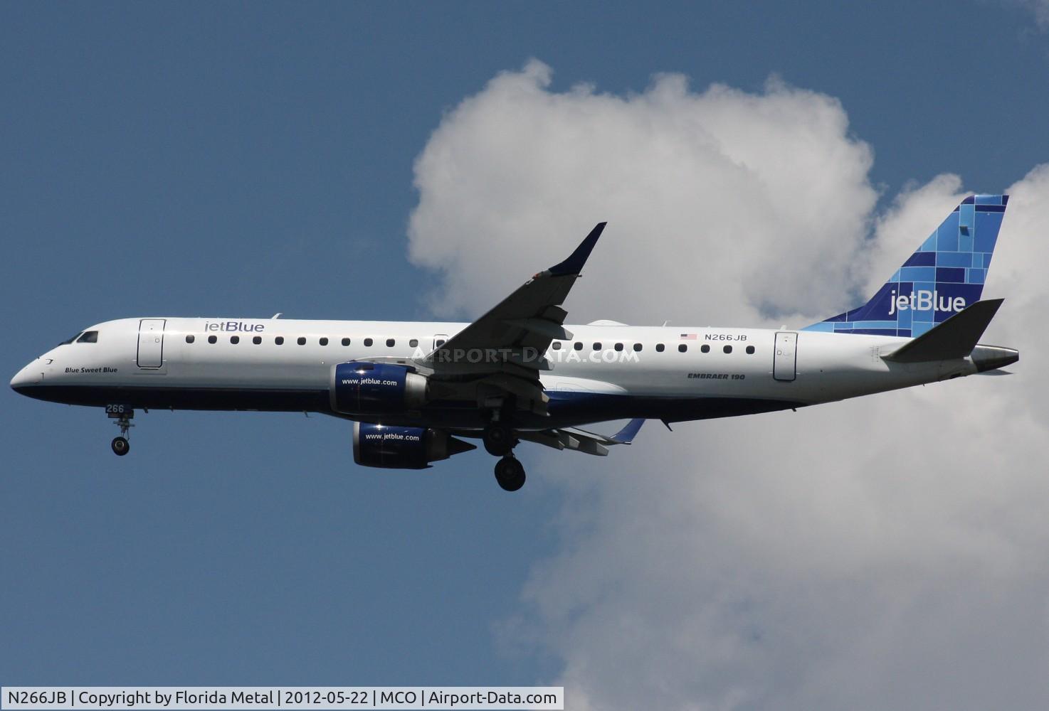 N266JB, 2007 Embraer ERJ-190-100 IGW 190AR C/N 19000054, Jet Blue E190
