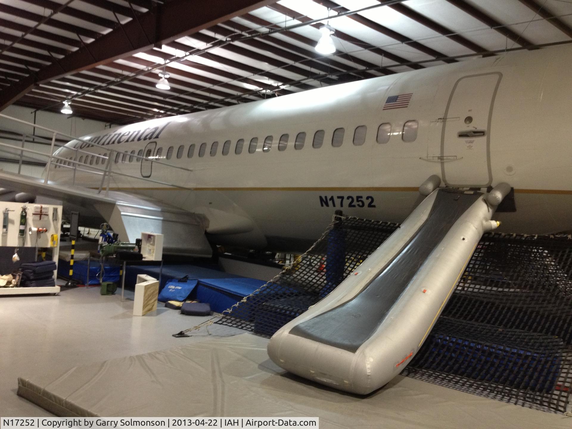 N17252, 1969 Boeing 737-291 C/N 20362, The body of this aircraft is now used for flight attendant training at the United Inflight Training Center at IAH