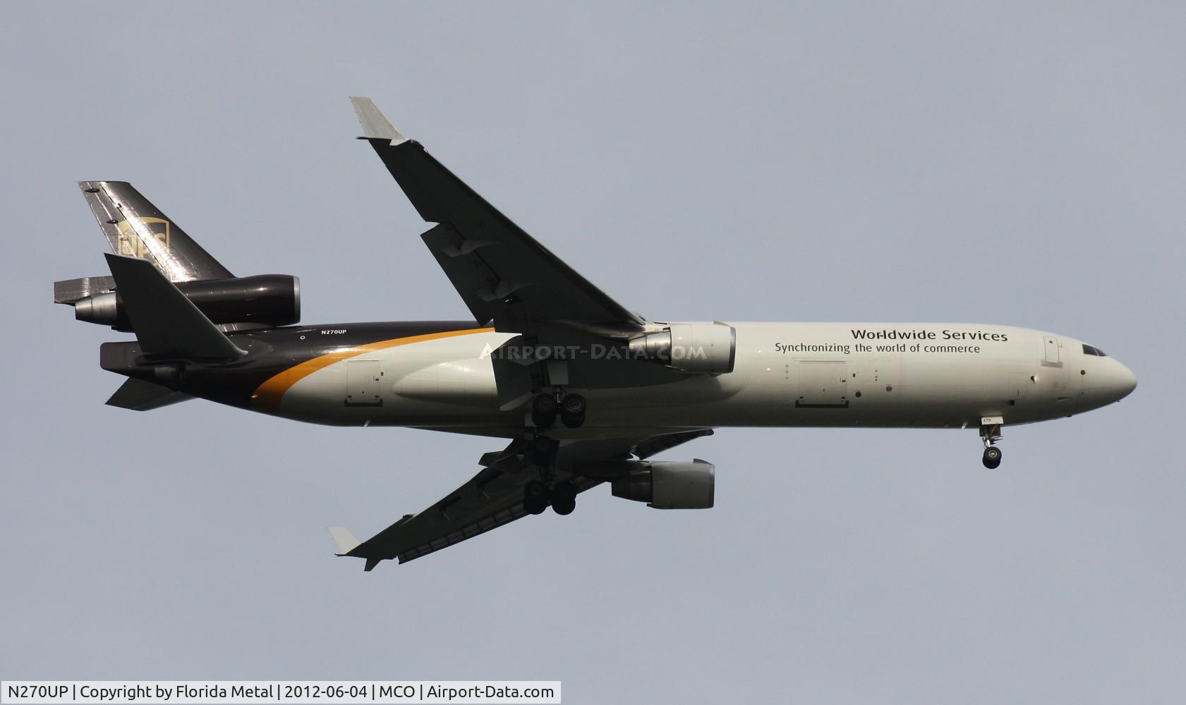 N270UP, 1994 McDonnell Douglas MD-11F C/N 48576, UPS MD-11