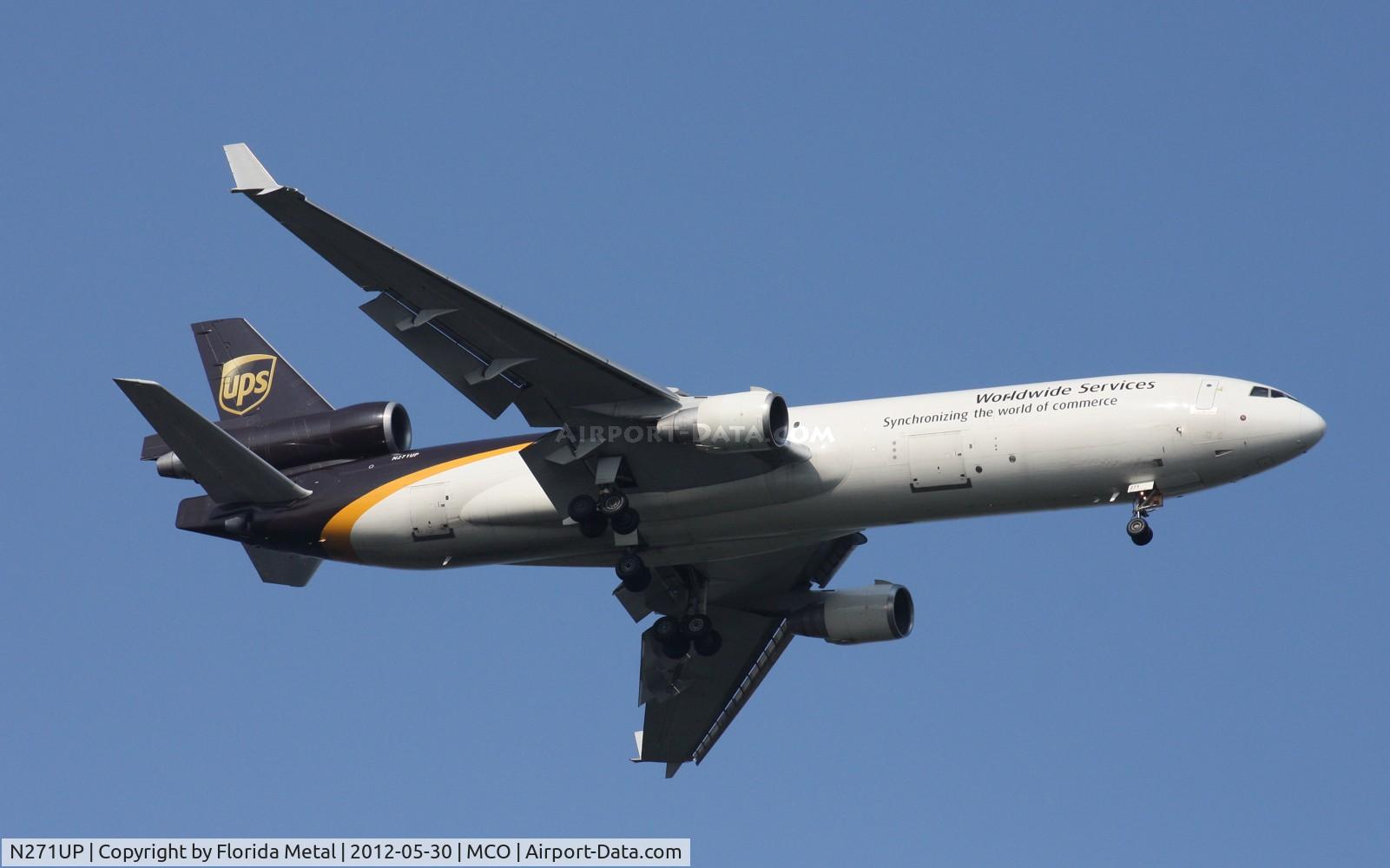 N271UP, 1993 McDonnell Douglas MD-11F C/N 48572, UPS MD-11