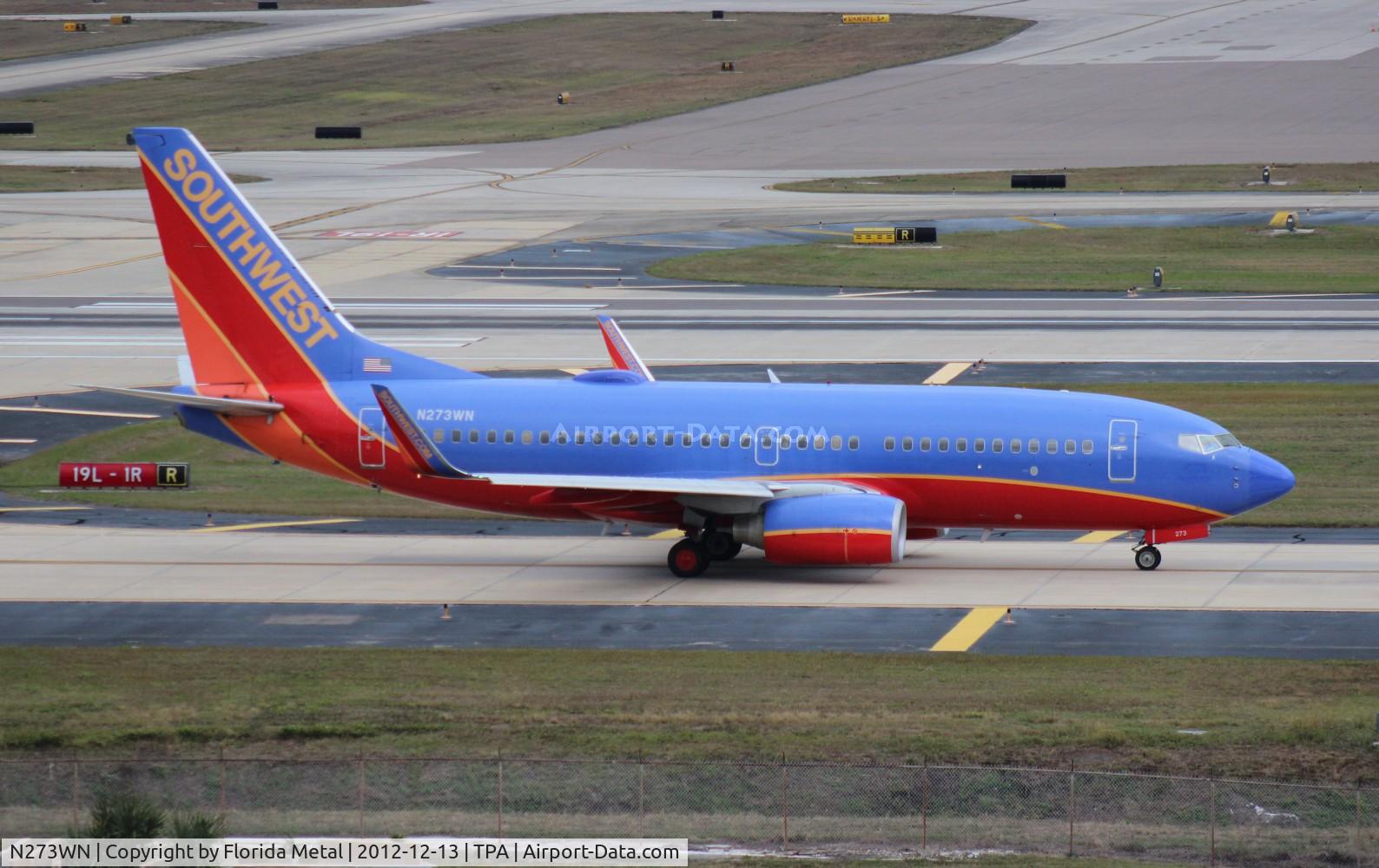 N273WN, 2007 Boeing 737-7H4 C/N 32528, Southwest 737