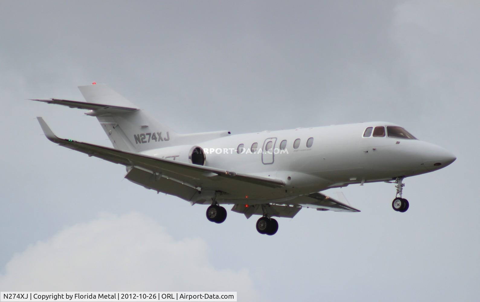 N274XJ, 2000 Raytheon Hawker 800XP C/N 258474, XOJet Hawker 800XP