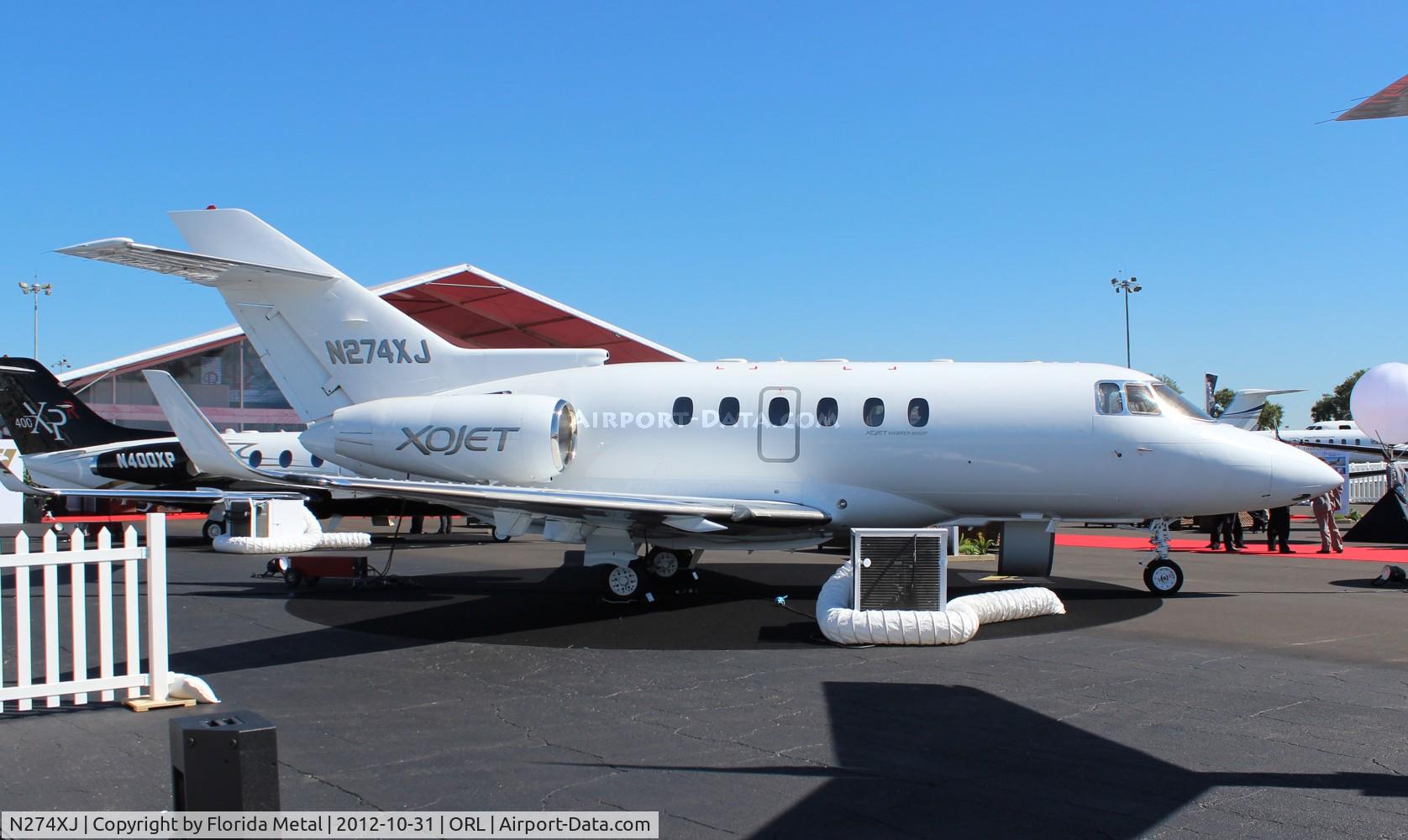 N274XJ, 2000 Raytheon Hawker 800XP C/N 258474, Hawker 800XP at NBAA