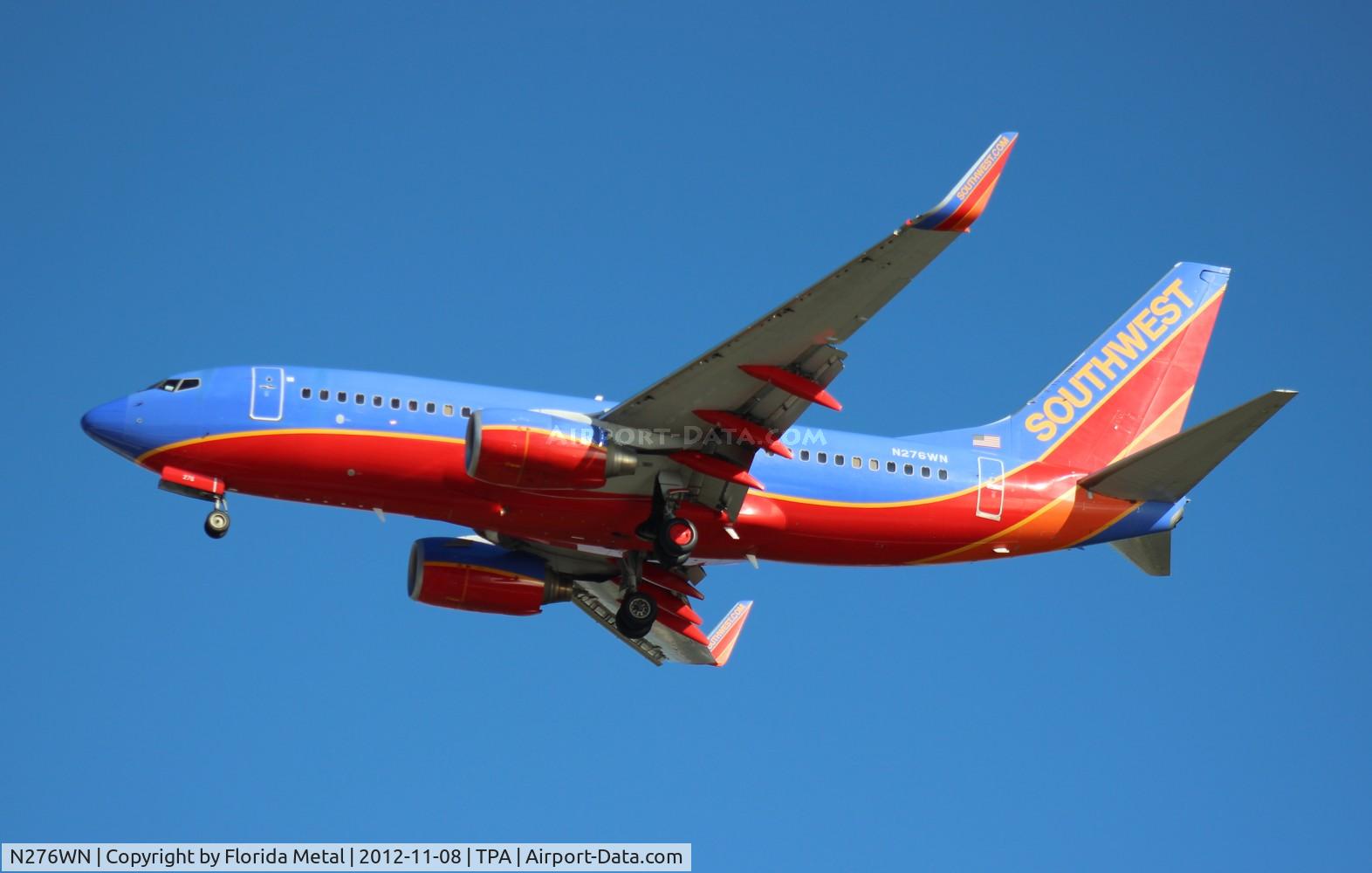 N276WN, 2007 Boeing 737-7H4 C/N 32530, Southwest 737