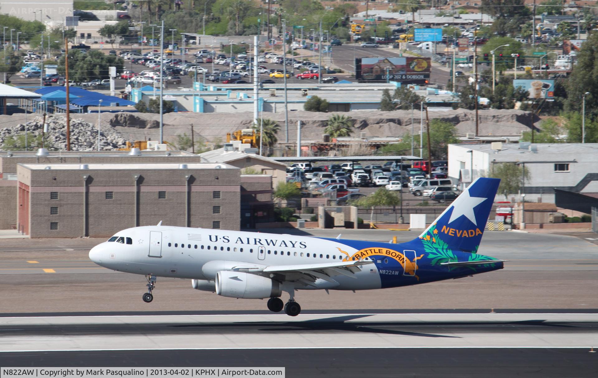 N822AW, 2000 Airbus A319-132 C/N 1410, Airbus A319