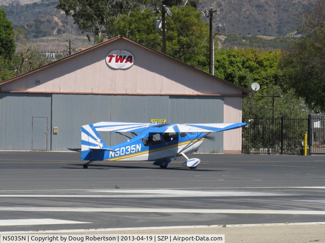 N5035N, 1978 Bellanca 8KCAB Decathlon C/N 470-79, 1978 Bellanca 8KCAB DECATHLON, Lycoming AEIO-320 150 Hp, holding short 22