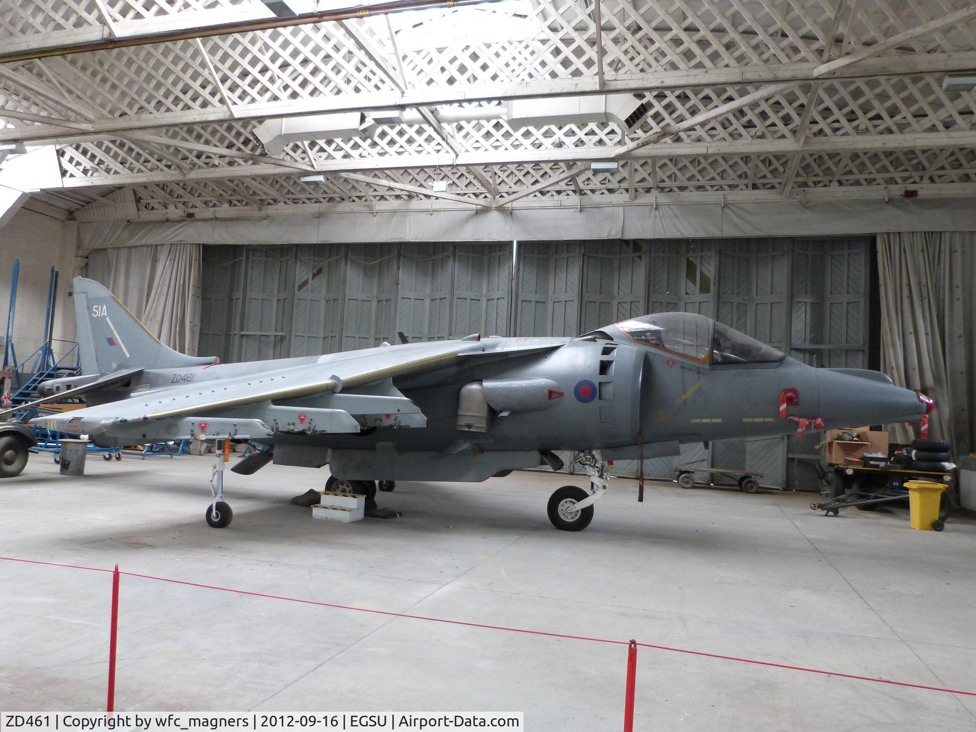 ZD461, 1989 British Aerospace Harrier GR.9 C/N P51, Preserved at the Imperial War Museum