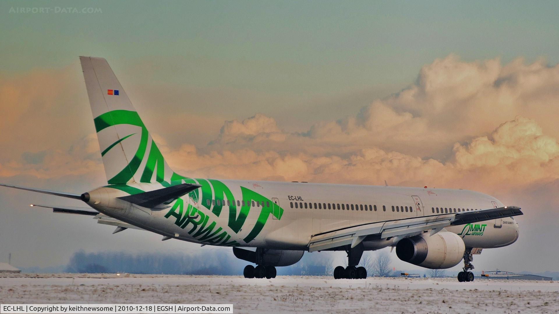 EC-LHL, 1990 Boeing 757-28A C/N 24544, Cold diversion from heathrow !