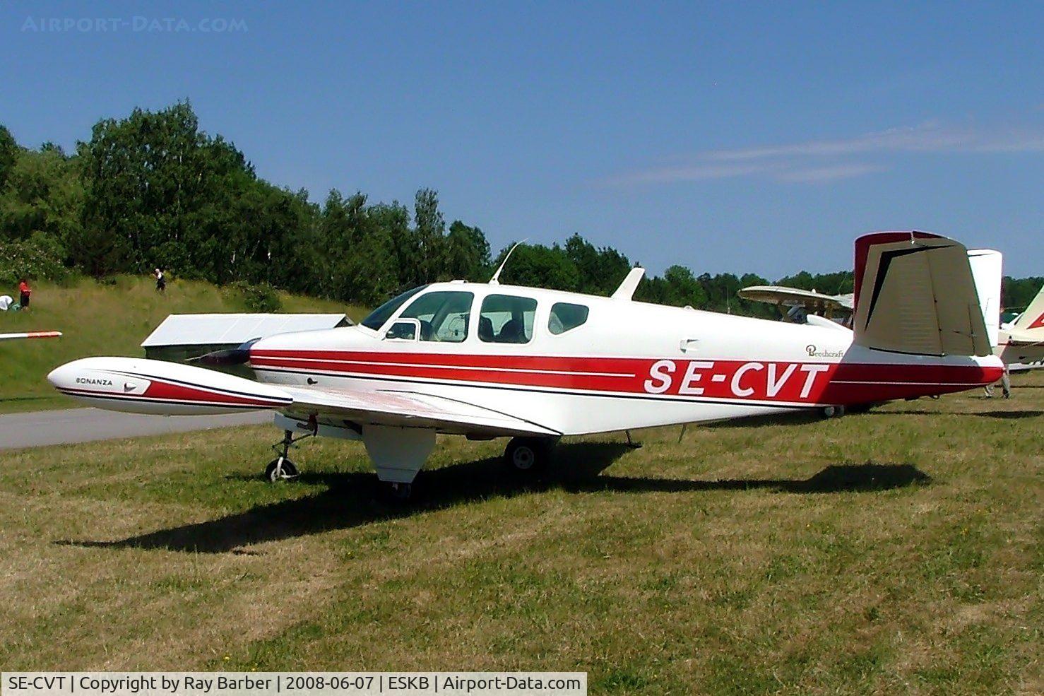 SE-CVT, 1956 Beech G35 Bonanza Bonanza C/N D-4856, Beech G35 Bonanza [D-4856] Stockholm-Barkarby~SE 07/06/2008