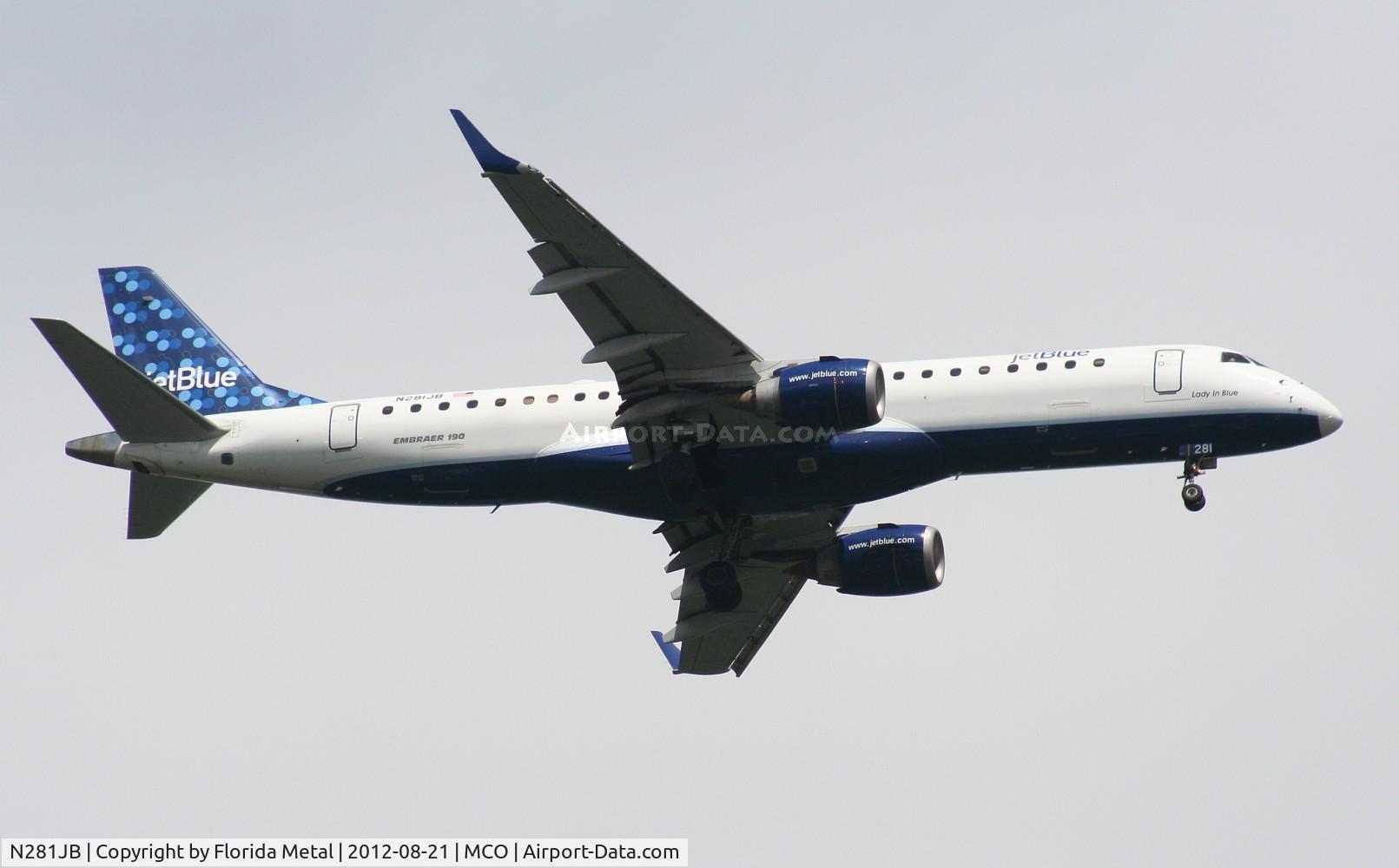 N281JB, 2007 Embraer 190AR (ERJ-190-100IGW) C/N 19000103, Jet Blue E190