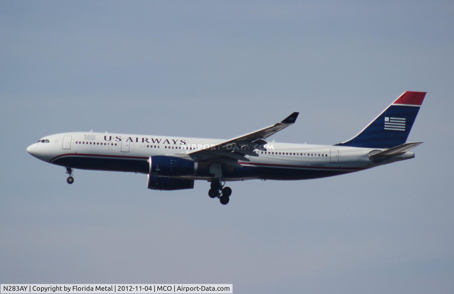 N283AY, 2009 Airbus A330-243 C/N 1076, US Airways A330