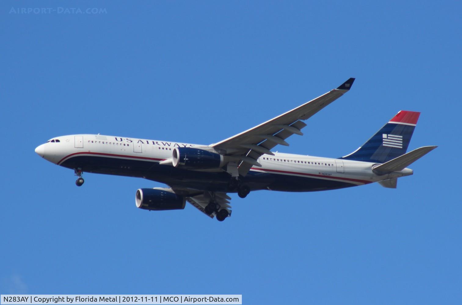 N283AY, 2009 Airbus A330-243 C/N 1076, US Airways A330