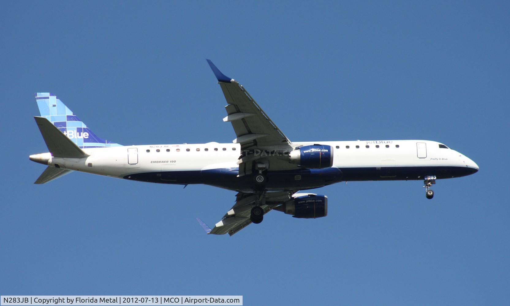 N283JB, 2007 Embraer 190AR (ERJ-190-100IGW) C/N 19000125, Jet Blue E190